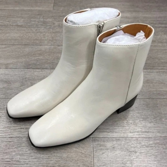 Rag & Bone Aslen Mid Boot Antique White Sz EU 39 US 8.5 & 9 $475 NIB - Picture 3 of 13